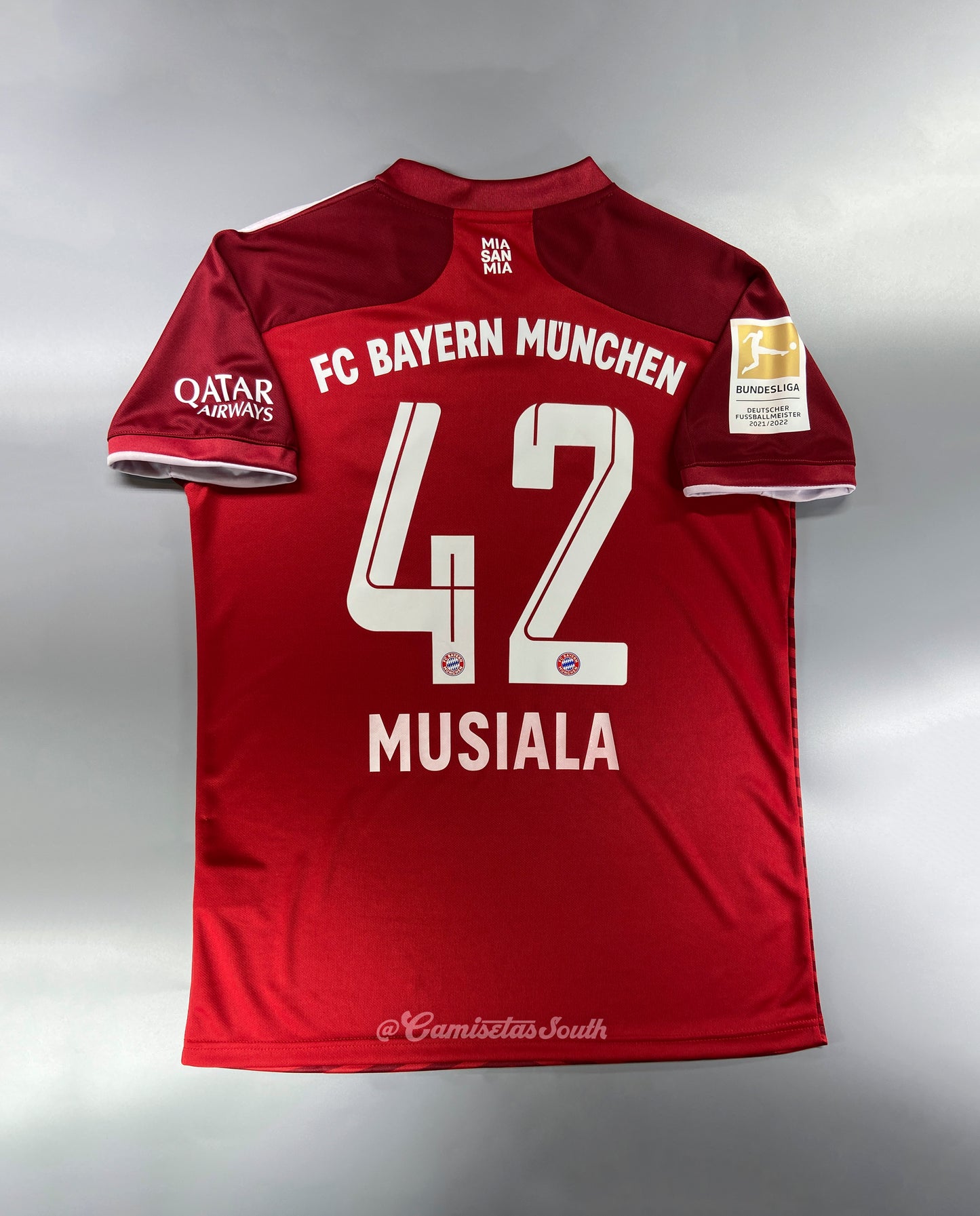 CAMISETA PRIMERA EQUIPACIÓN BAYERN MUNICH 21/22 VERSIÓN FAN