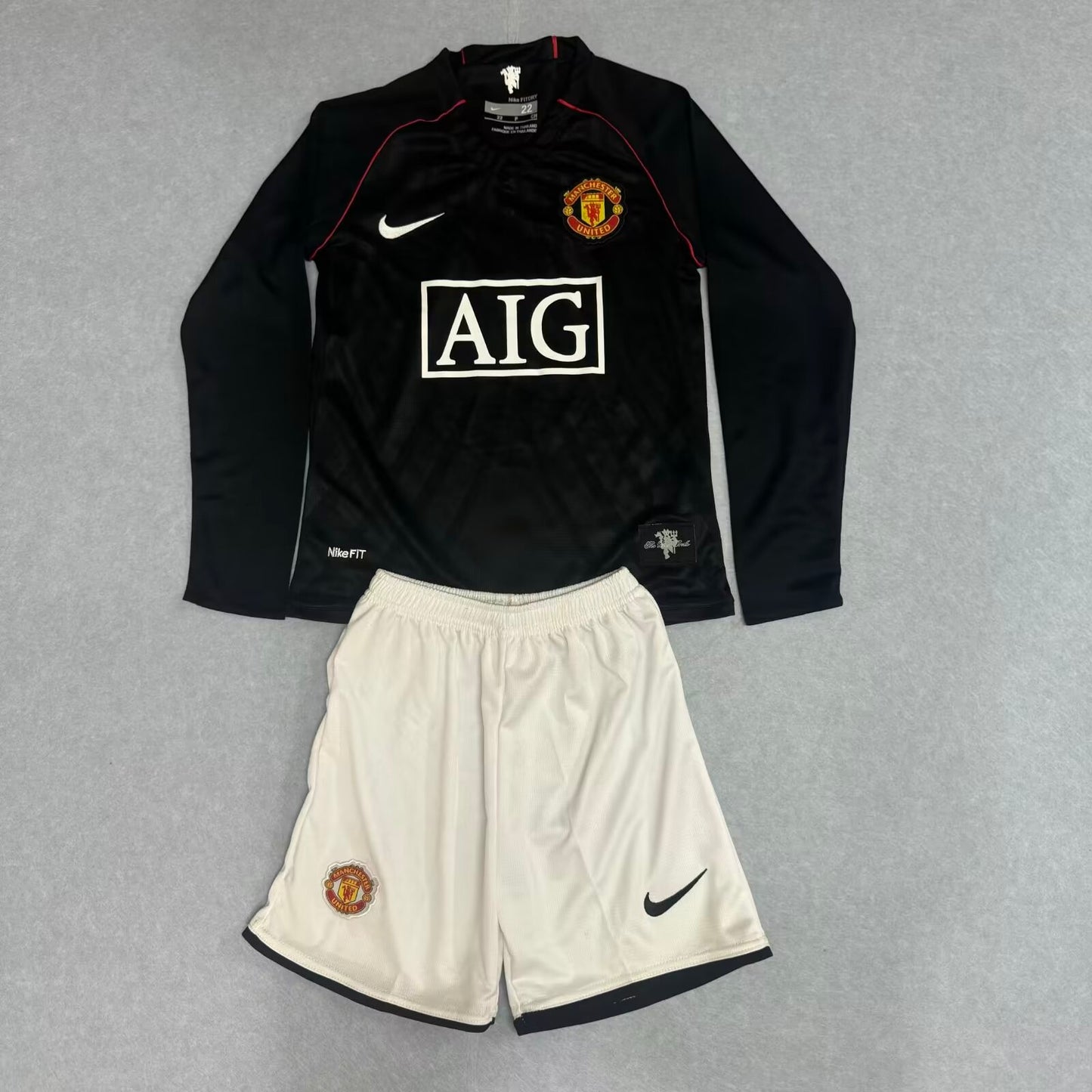 CAMISETA SEGUNDA EQUIPACIÓN MANCHESTER UNITED 2007/08 INFANTIL