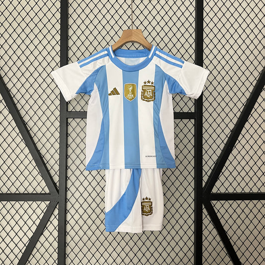 CAMISETA PRIMERA EQUIPACIÓN ARGENTINA 2024 VERSIÓN INFANTIL