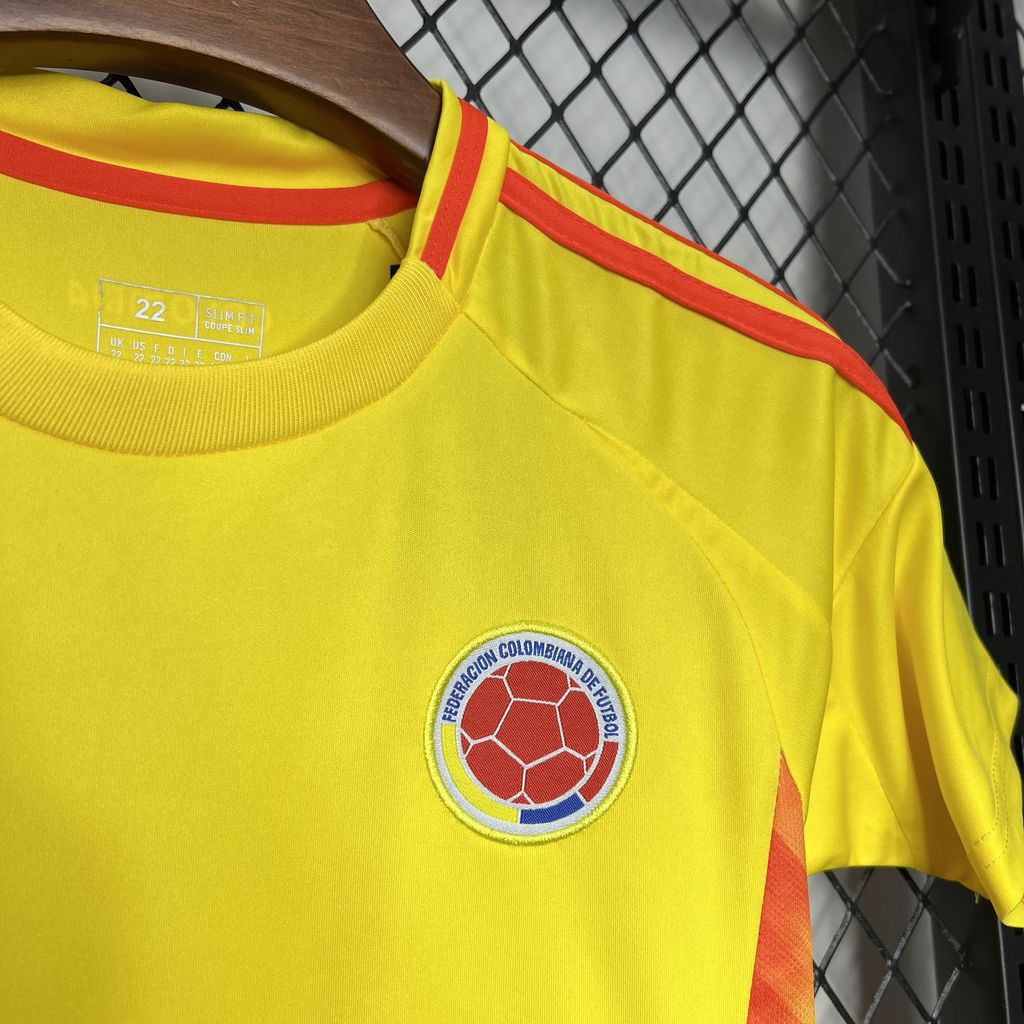 CAMISETA PRIMERA EQUIPACIÓN COLOMBIA 2024 VERSIÓN INFANTIL