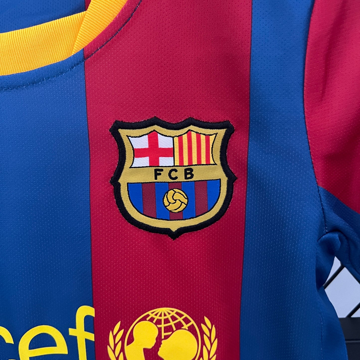 CAMISETA PRIMERA EQUIPACIÓN BARCELONA 2010/11 INFANTIL