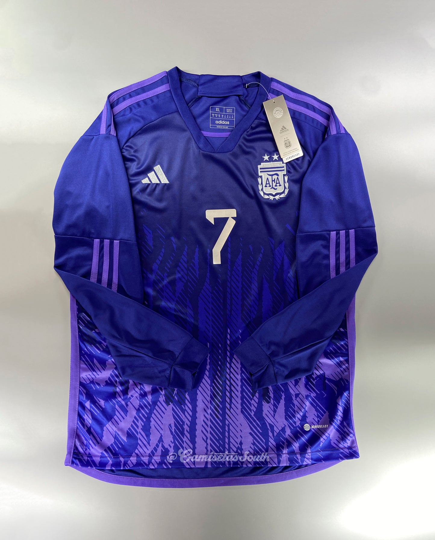 CAMISETA SEGUNDA EQUIPACIÓN ARGENTINA 2022 VERSIÓN FAN