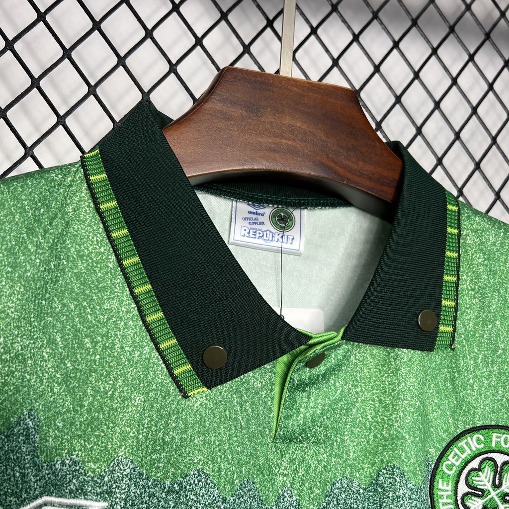 CAMISETA SEGUNDA EQUIPACIÓN CELTIC 1991/92