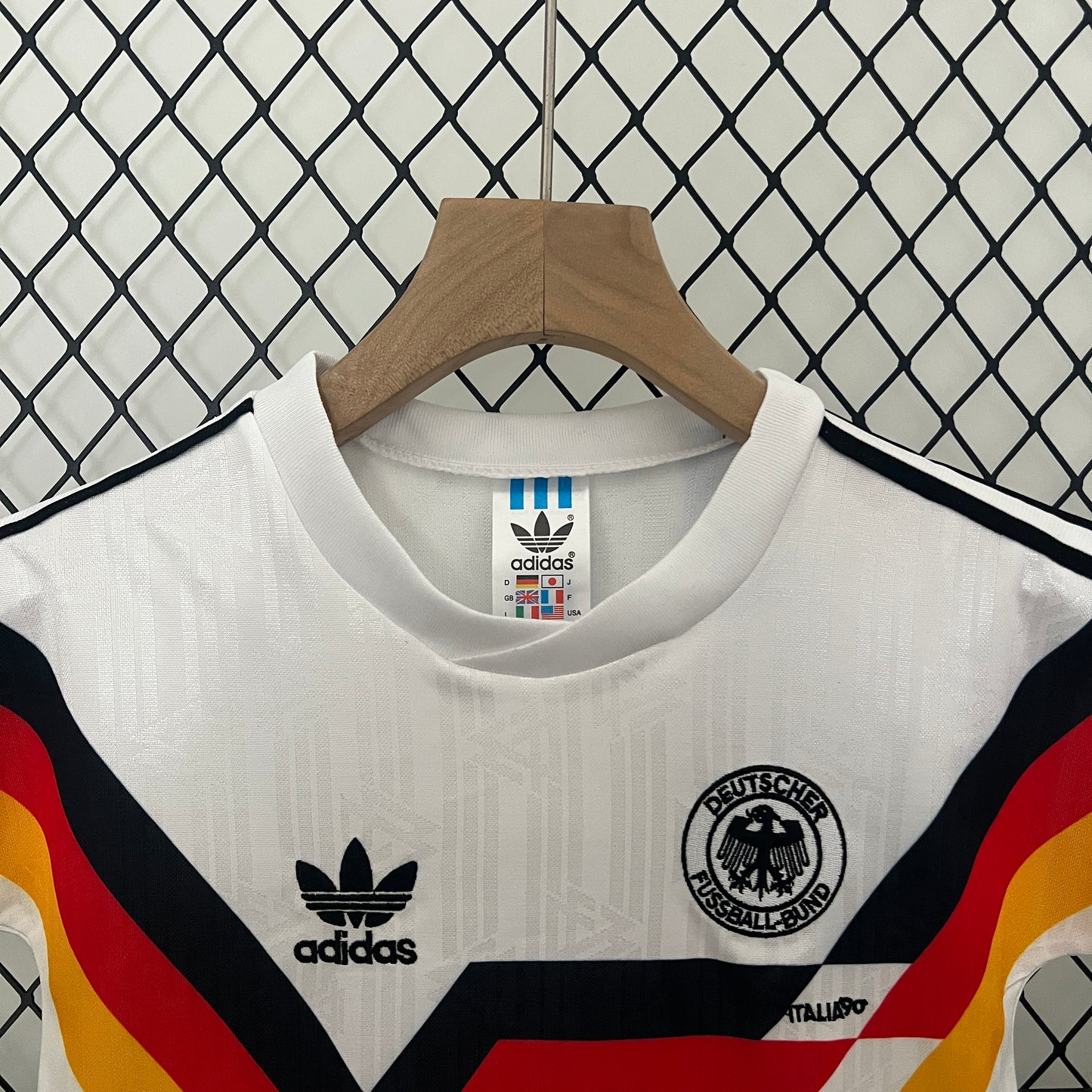 CAMISETA PRIMERA EQUIPACIÓN ALEMANIA 1990 INFANTIL