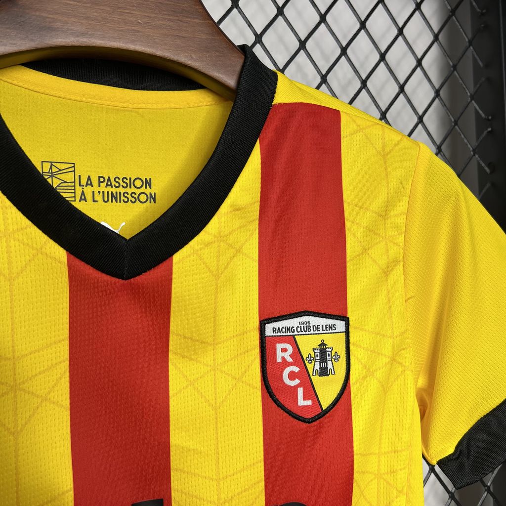 CAMISETA PRIMERA EQUIPACIÓN RC LENS 24/25 VERSIÓN INFANTIL