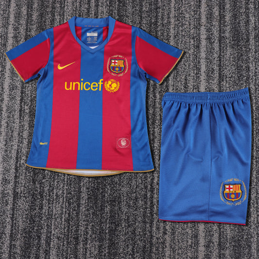 CAMISETA PRIMERA EQUIPACIÓN BARCELONA 2007/08 INFANTIL