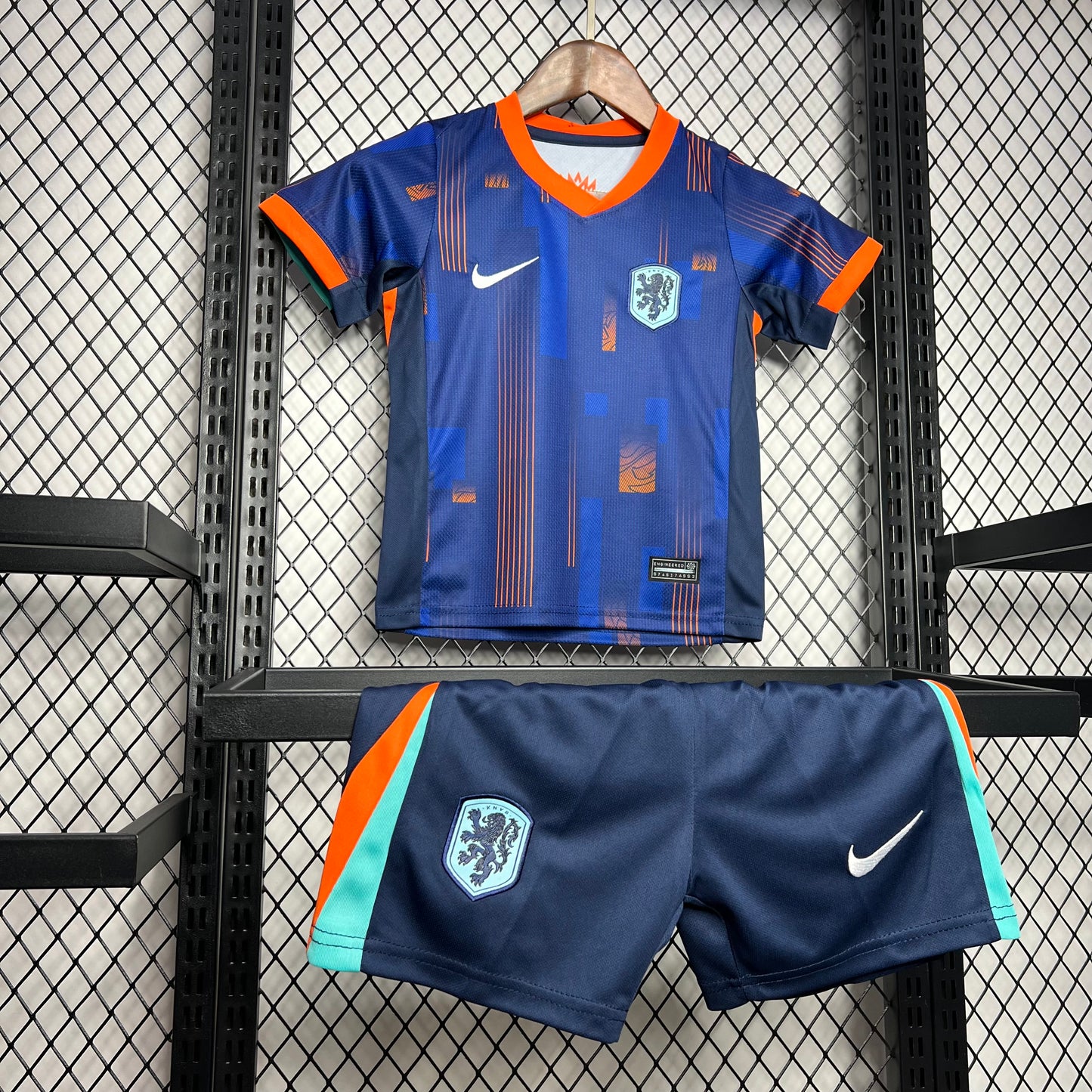 CAMISETA SEGUNDA EQUIPACIÓN PAÍSES BAJOS 2024 VERSIÓN INFANTIL