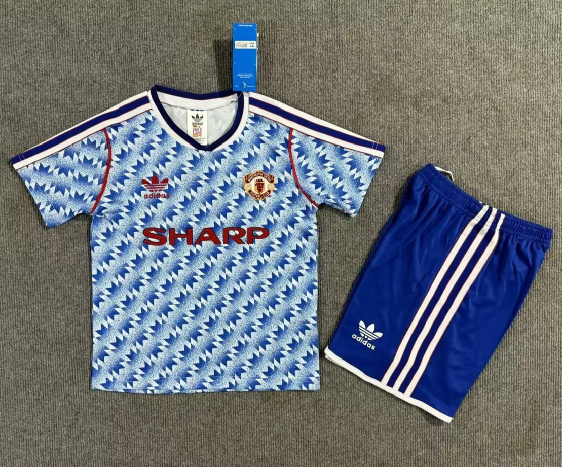 CAMISETA SEGUNDA EQUIPACIÓN MANCHESTER UNITED 1990/92 INFANTIL