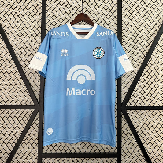 CAMISETA PRIMERA EQUIPACIÓN BELGRANO 2024 VERSIÓN FAN