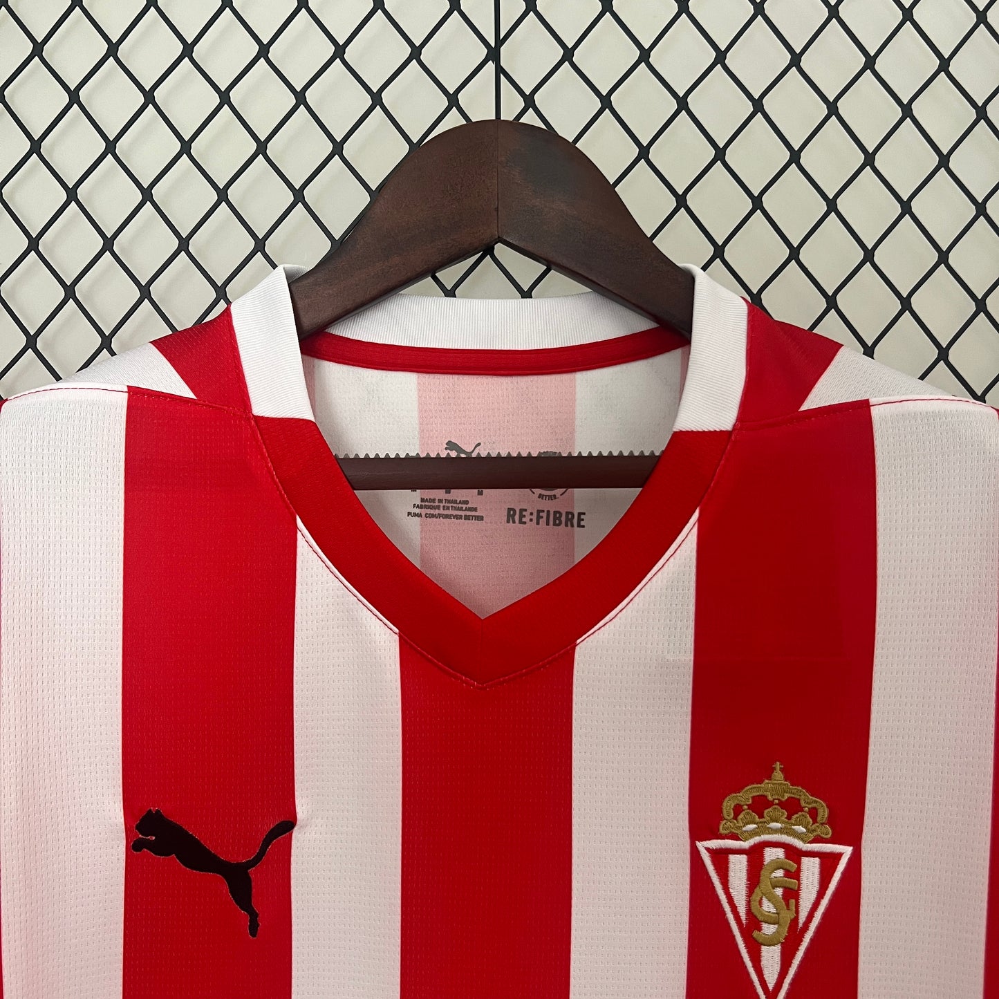 CAMISETA PRIMERA EQUIPACIÓN SPORTING DE GIJÓN 24/25 VERSIÓN FAN