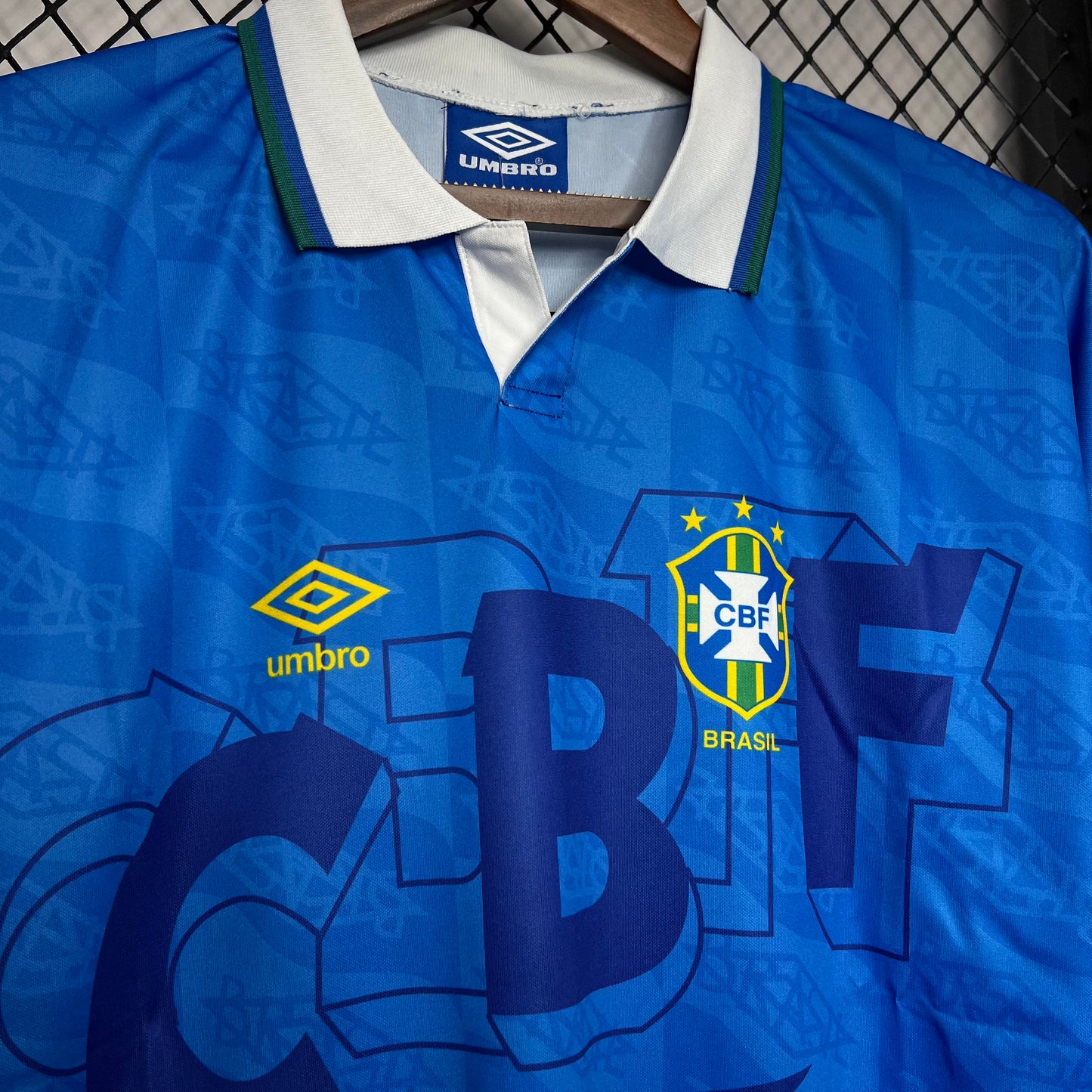 CAMISETA SEGUNDA EQUIPACIÓN BRASIL 1992/94