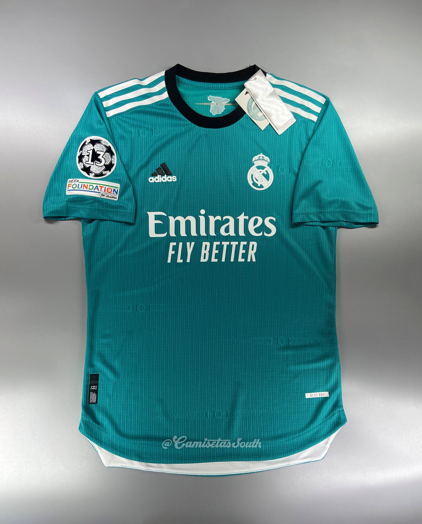 CAMISETA TERCERA EQUIPACIÓN REAL MADRID 21/22 VERSIÓN JUGADOR