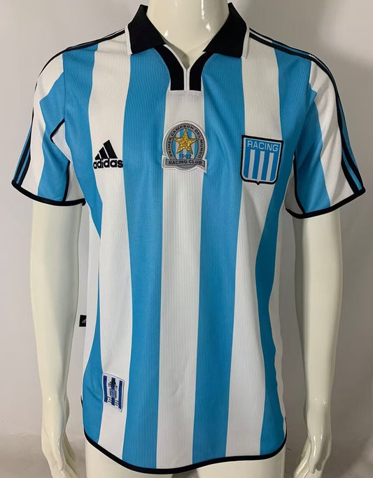 CAMISETA PRIMERA EQUIPACIÓN RACING CLUB 2000/01