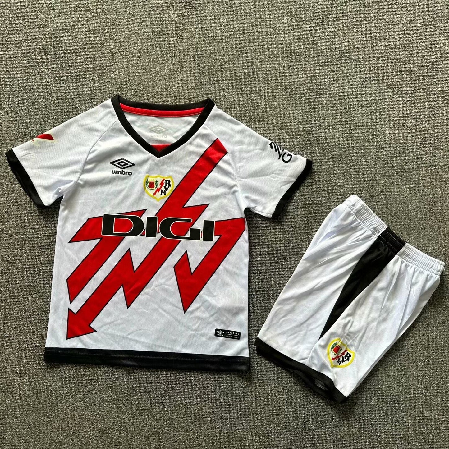 CAMISETA PRIMERA EQUIPACIÓN RAYO VALLECANO 24/25 VERSIÓN INFANTIL