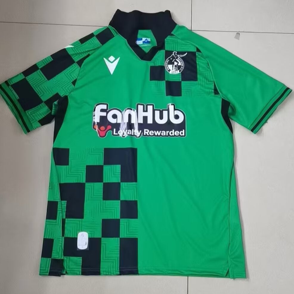 CAMISETA SEGUNDA EQUIPACIÓN BRISTOL ROVERS 24/25 VERSIÓN FAN