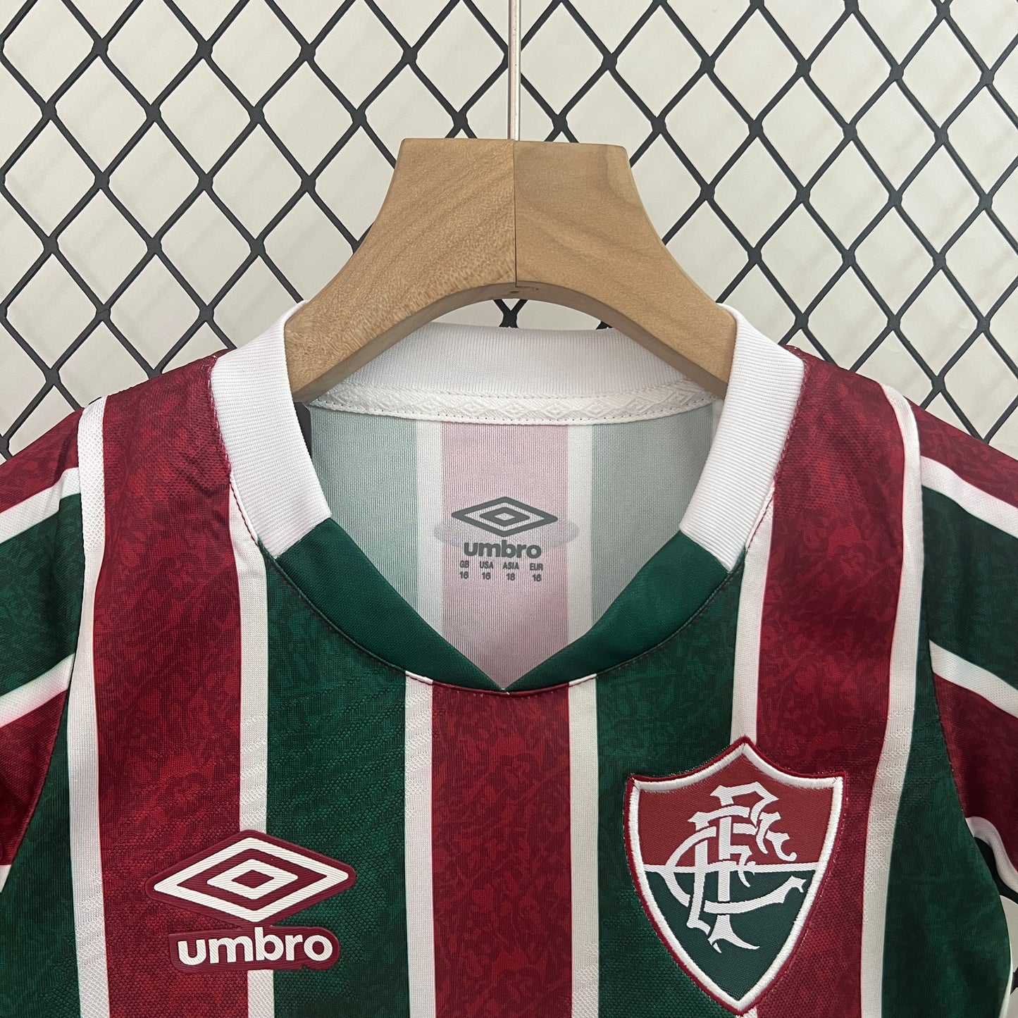 CAMISETA PRIMERA EQUIPACIÓN FLUMINENSE 2024 VERSIÓN INFANTIL