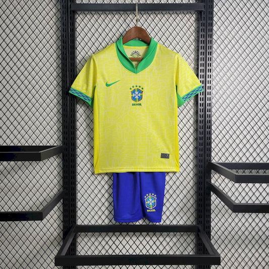 CAMISETA PRIMERA EQUIPACIÓN BRASIL 2024 VERSIÓN INFANTIL