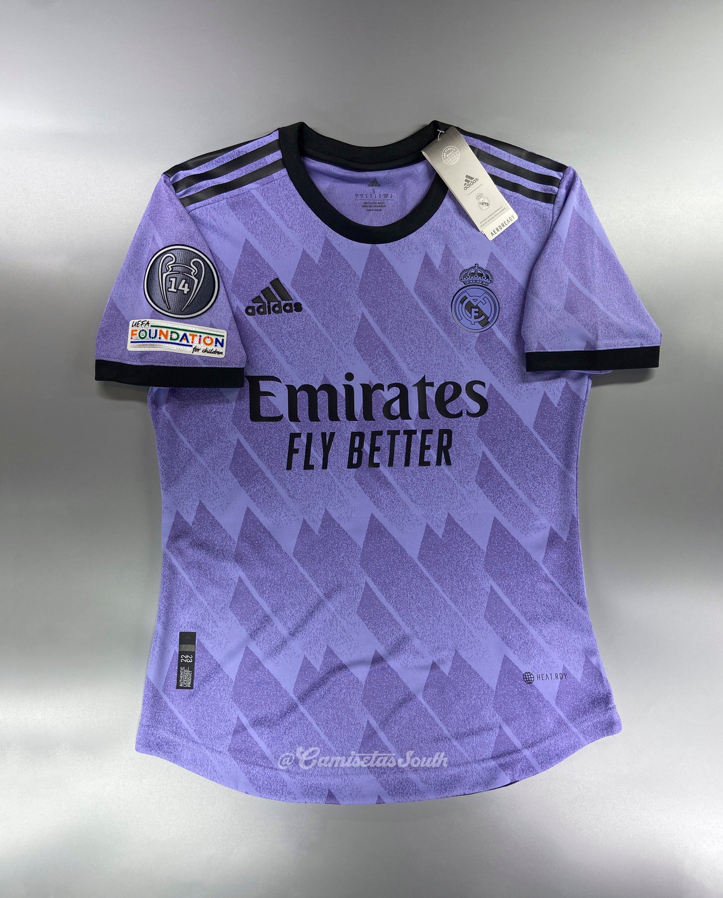 CAMISETA SEGUNDA EQUIPACIÓN REAL MADRID 22/23 VERSIÓN JUGADOR