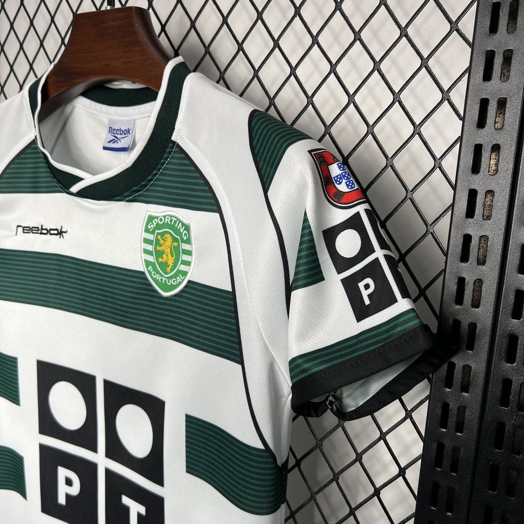 CAMISETA PRIMERA EQUIPACIÓN SPORTING CP 2002/03 INFANTIL