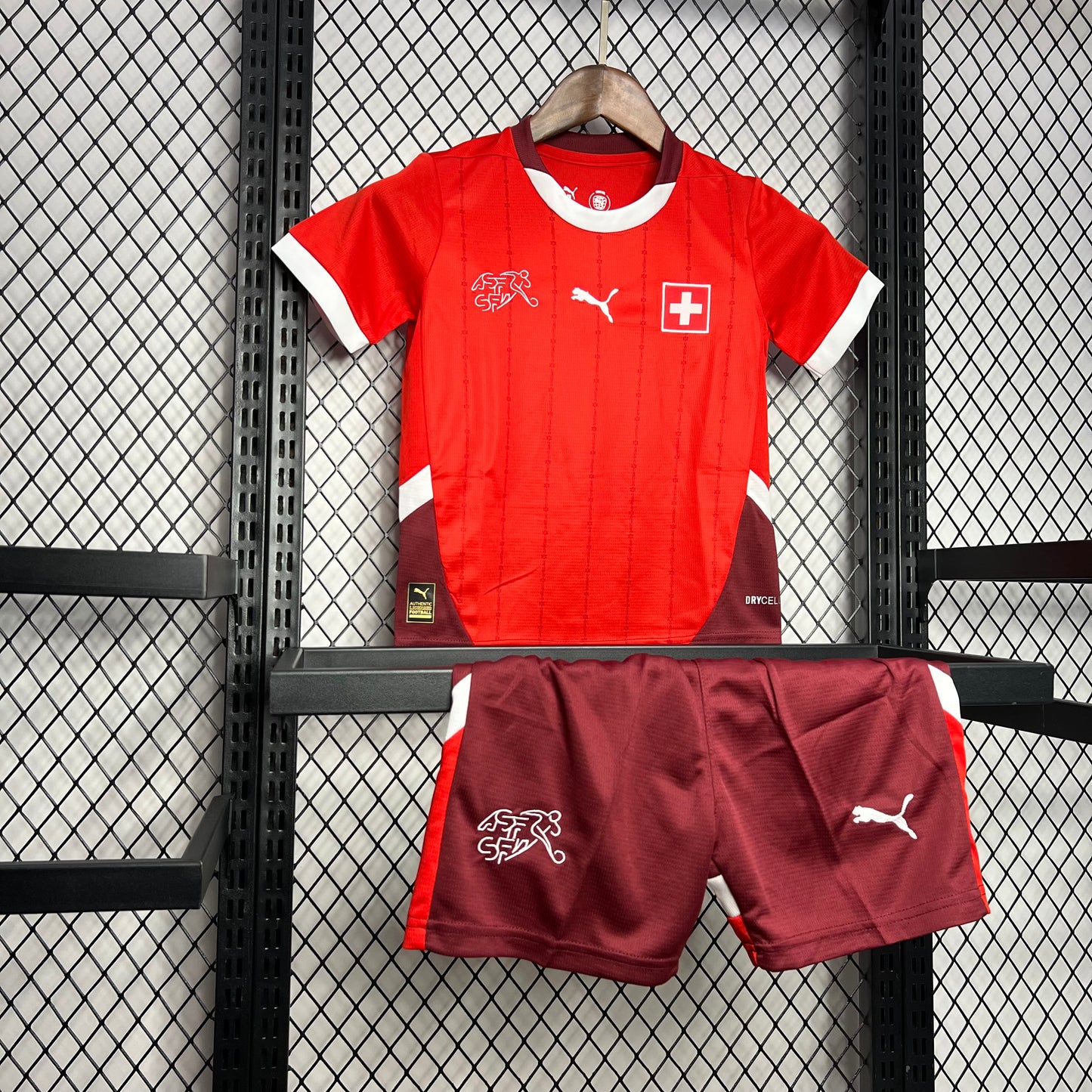 CAMISETA PRIMERA EQUIPACIÓN SUIZA 2024 VERSIÓN INFANTIL