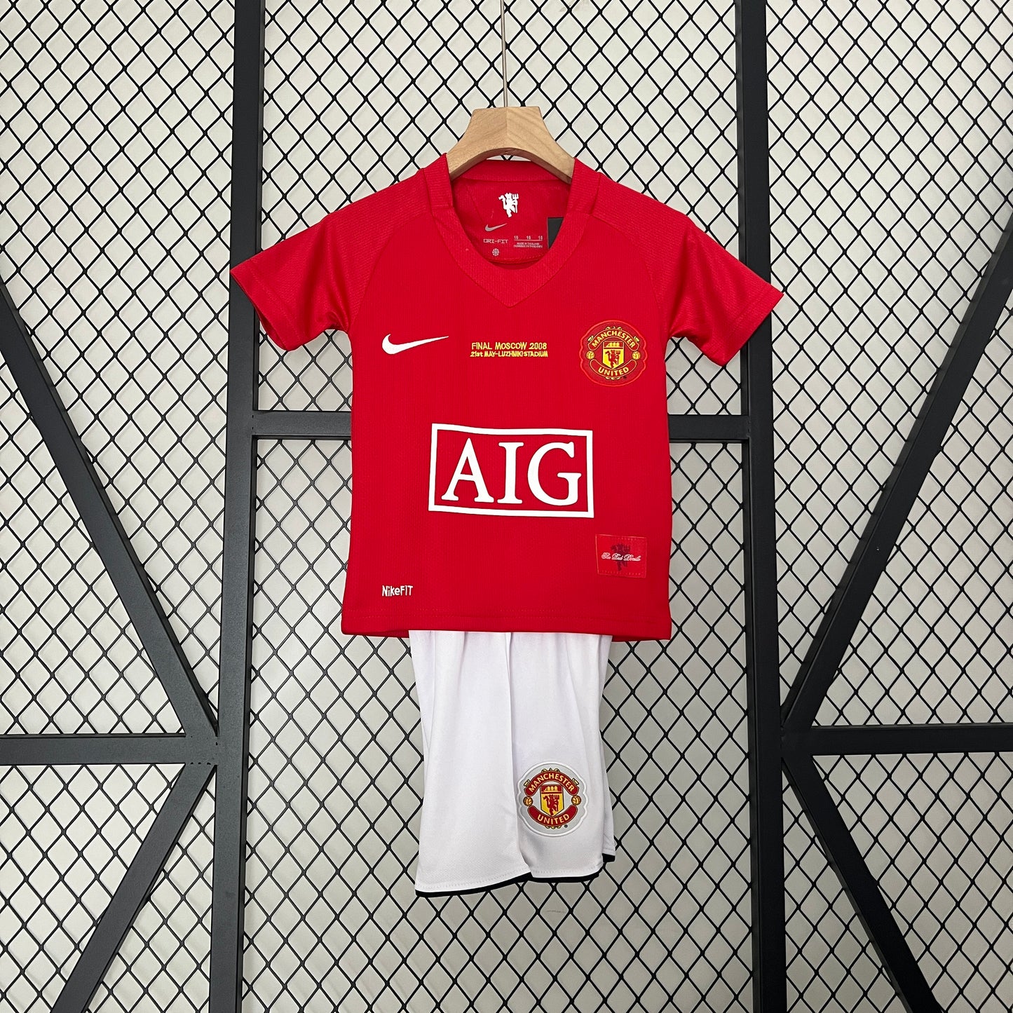 CAMISETA PRIMERA EQUIPACIÓN MANCHESTER UNITED 2007/09 INFANTIL