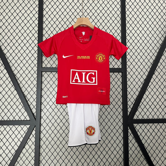 CAMISETA PRIMERA EQUIPACIÓN MANCHESTER UNITED 2007/09 INFANTIL