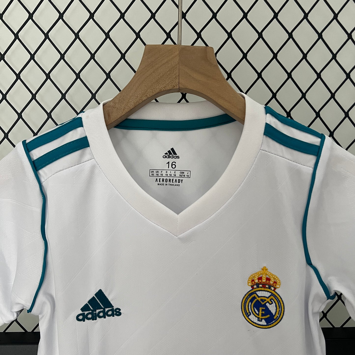 CAMISETA PRIMERA EQUIPACIÓN REAL MADRID 2017/18 INFANTIL