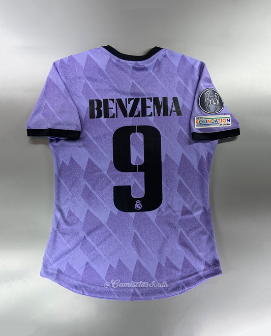 CAMISETA SEGUNDA EQUIPACIÓN REAL MADRID 22/23 VERSIÓN JUGADOR