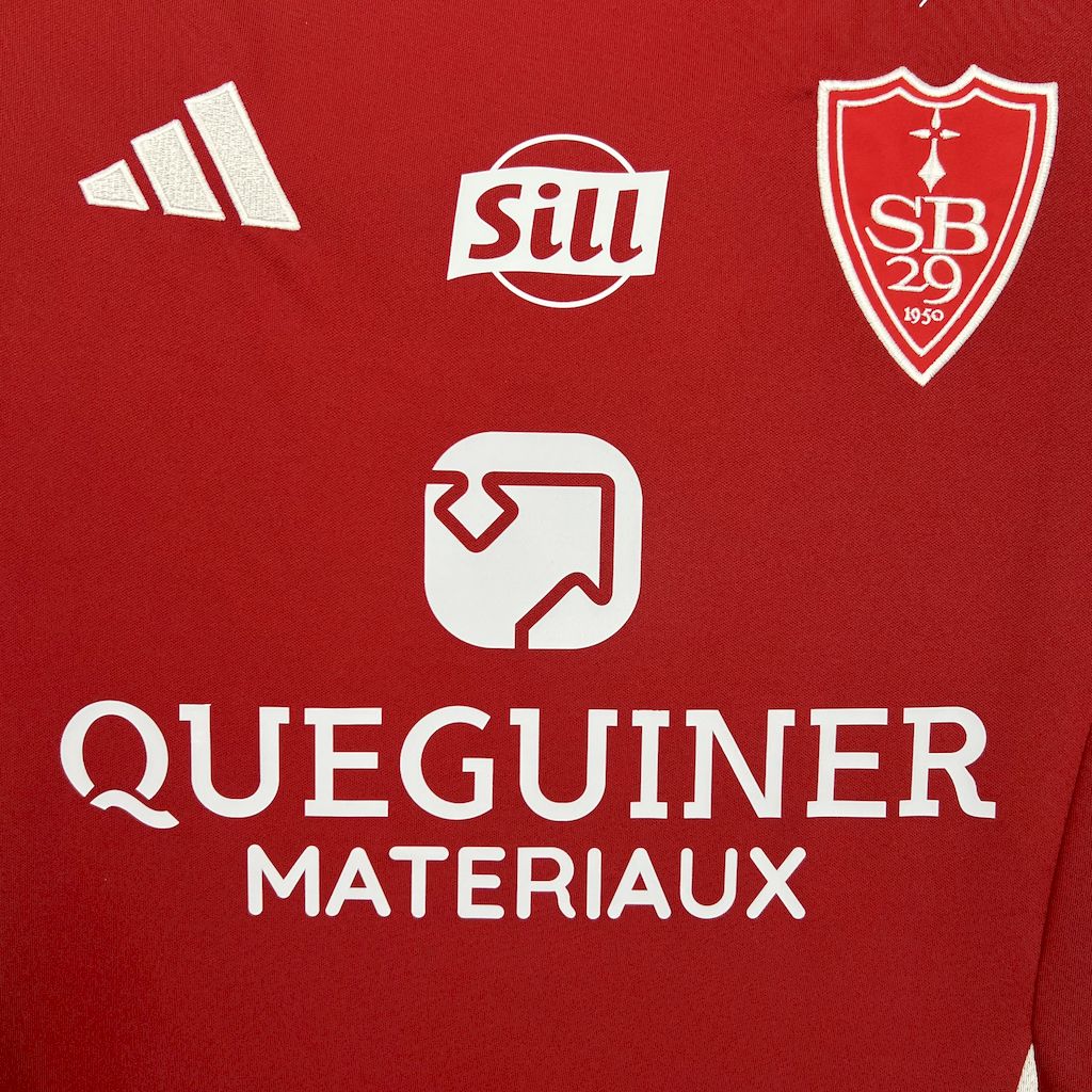 CAMISETA PRIMERA EQUIPACIÓN STADE BRESTOIS 24/25 VERSIÓN FAN