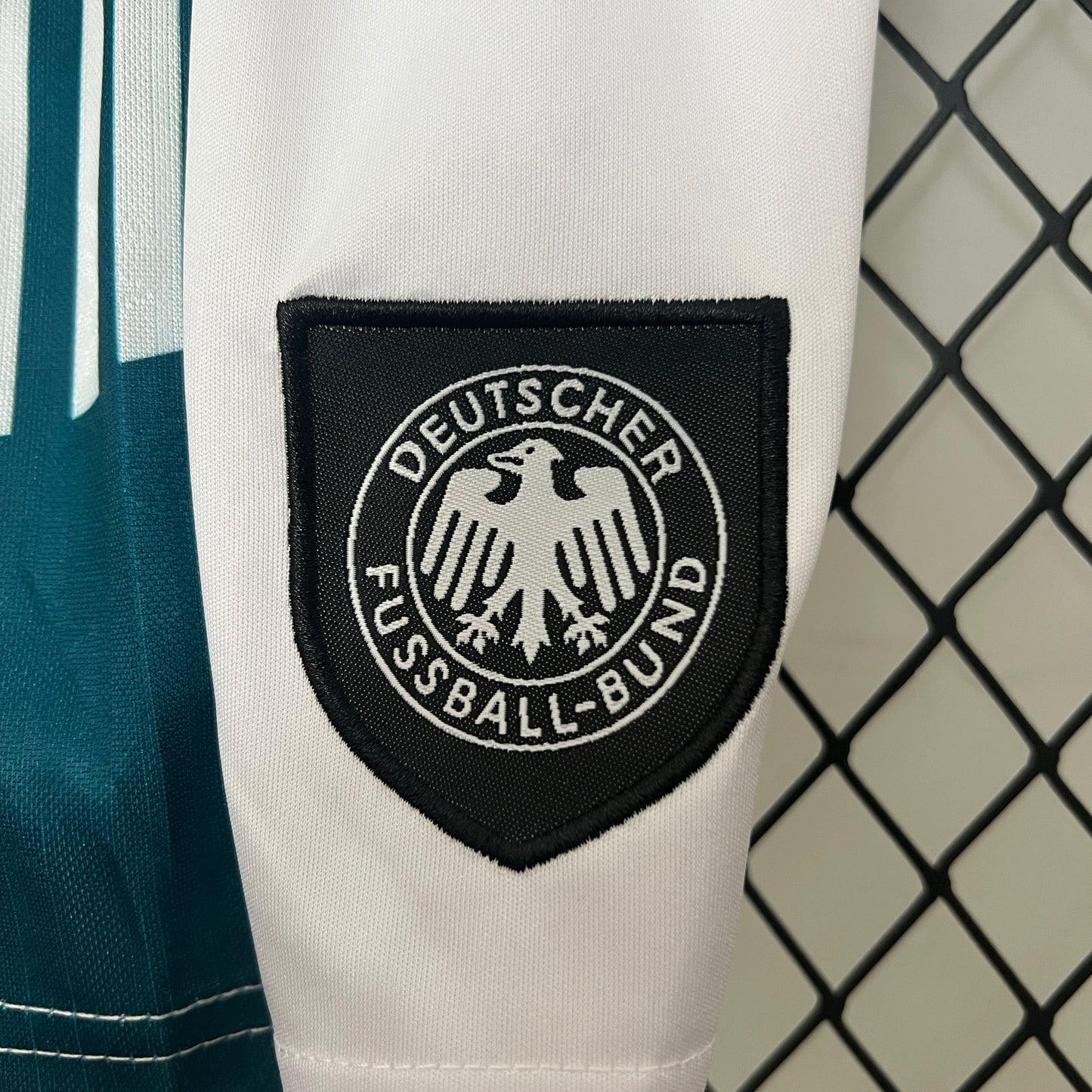 CAMISETA SEGUNDA EQUIPACIÓN ALEMANIA 1996 INFANTIL