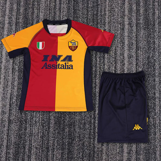 CAMISETA PRIMERA EQUIPACIÓN COPA AS ROMA 2001/02 INFANTIL