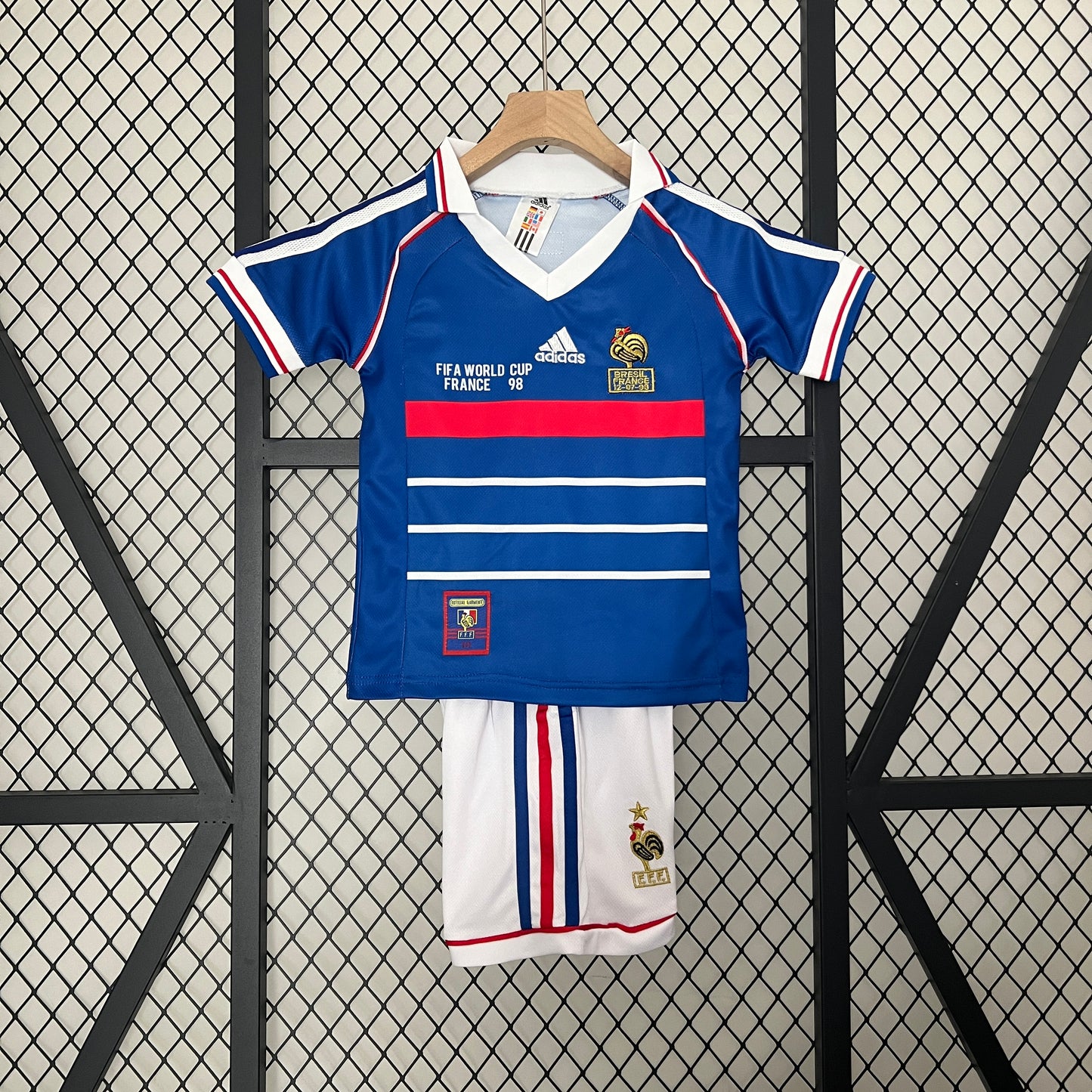 CAMISETA PRIMERA EQUIPACIÓN FRANCIA 1998 INFANTIL