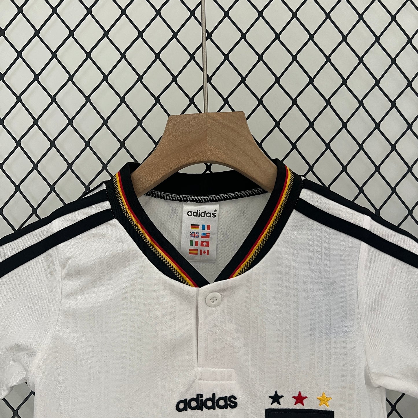 CAMISETA PRIMERA EQUIPACIÓN ALEMANIA 1996 INFANTIL