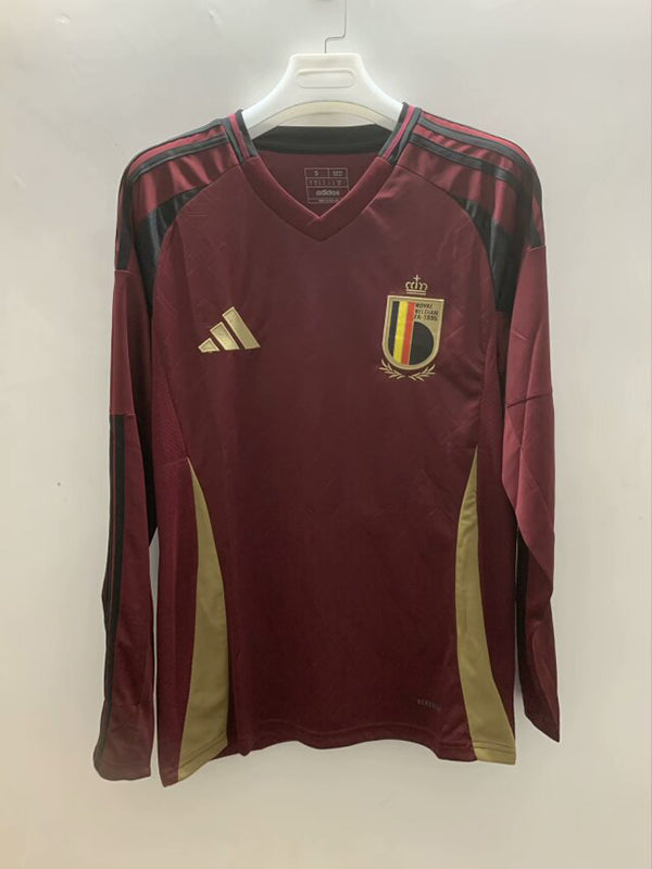 CAMISETA PRIMERA EQUIPACIÓN BÉLGICA 2024 VERSIÓN FAN