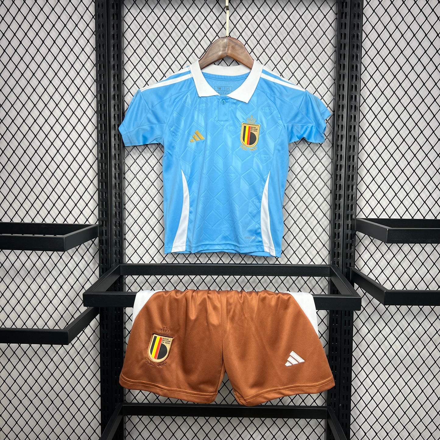 CAMISETA SEGUNDA EQUIPACIÓN BÉLGICA 2024 VERSIÓN INFANTIL