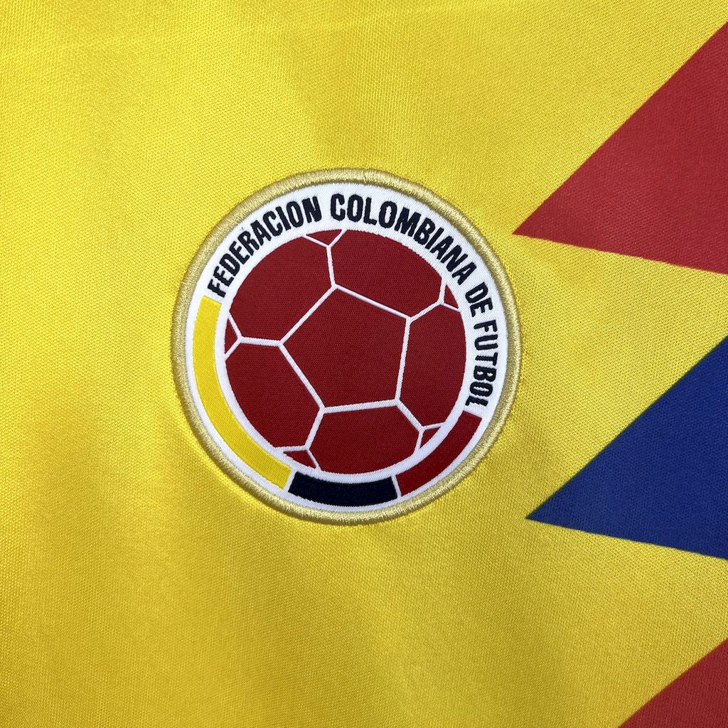 CAMISETA SEGUNDA EQUIPACIÓN COLOMBIA 1990