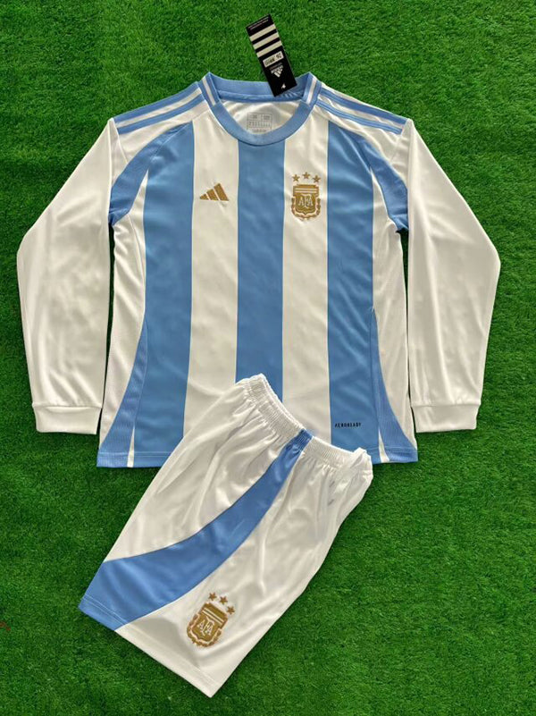 CAMISETA PRIMERA EQUIPACIÓN ARGENTINA 2024 VERSIÓN INFANTIL