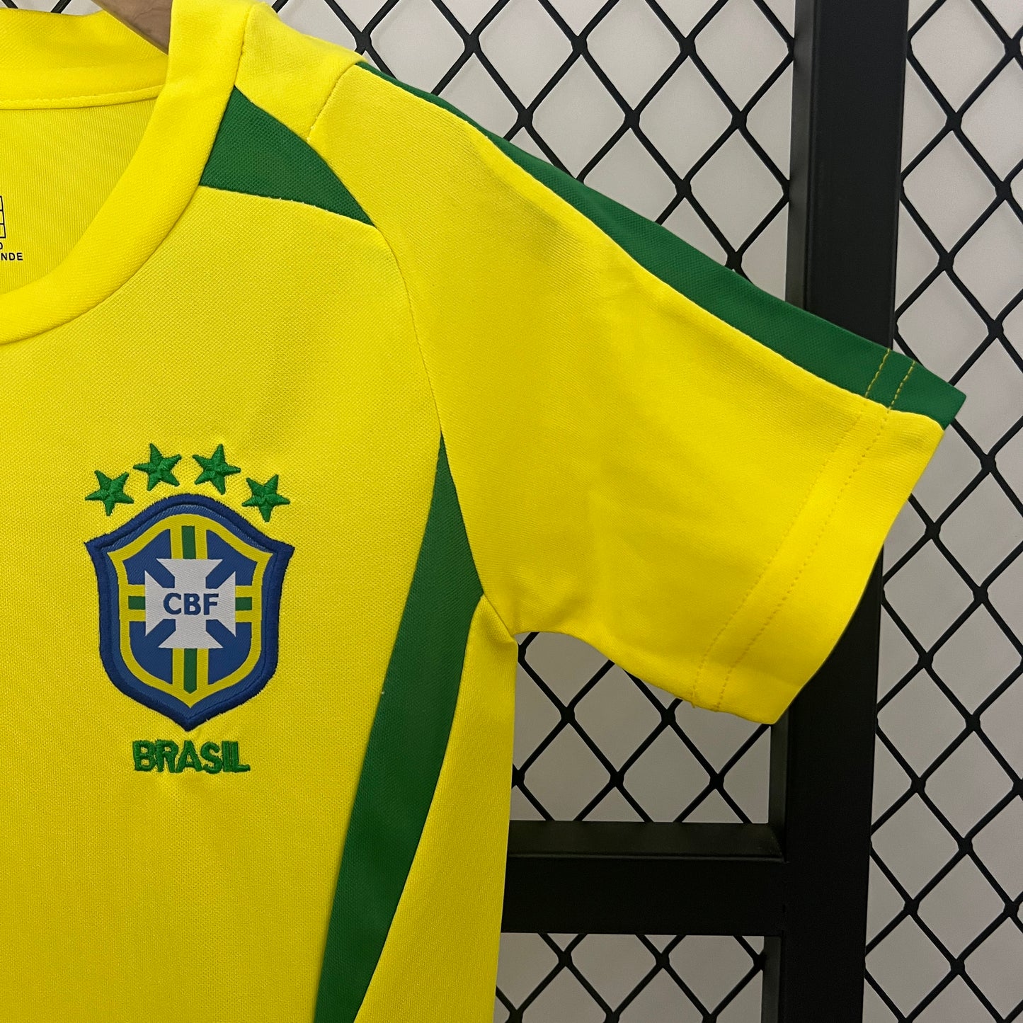 CAMISETA PRIMERA EQUIPACIÓN BRASIL 2002 INFANTIL