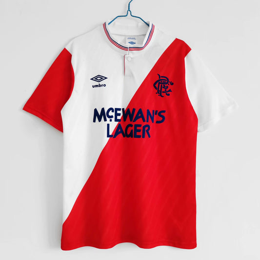 CAMISETA SEGUNDA EQUIPACIÓN RANGERS 1987/90