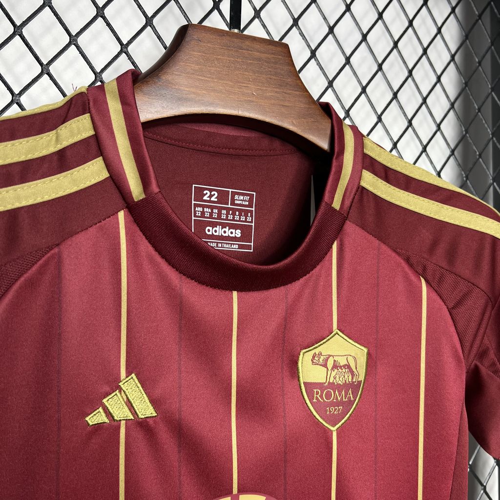 CAMISETA PRIMERA EQUIPACIÓN AS ROMA 24/25 VERSIÓN INFANTIL