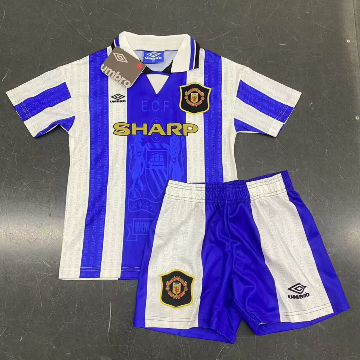 CAMISETA TERCERA EQUIPACIÓN MANCHESTER UNITED 1994/96 INFANTIL