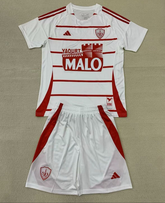 CAMISETA SEGUNDA EQUIPACIÓN STADE BRESTOIS 24/25 VERSIÓN INFANTIL