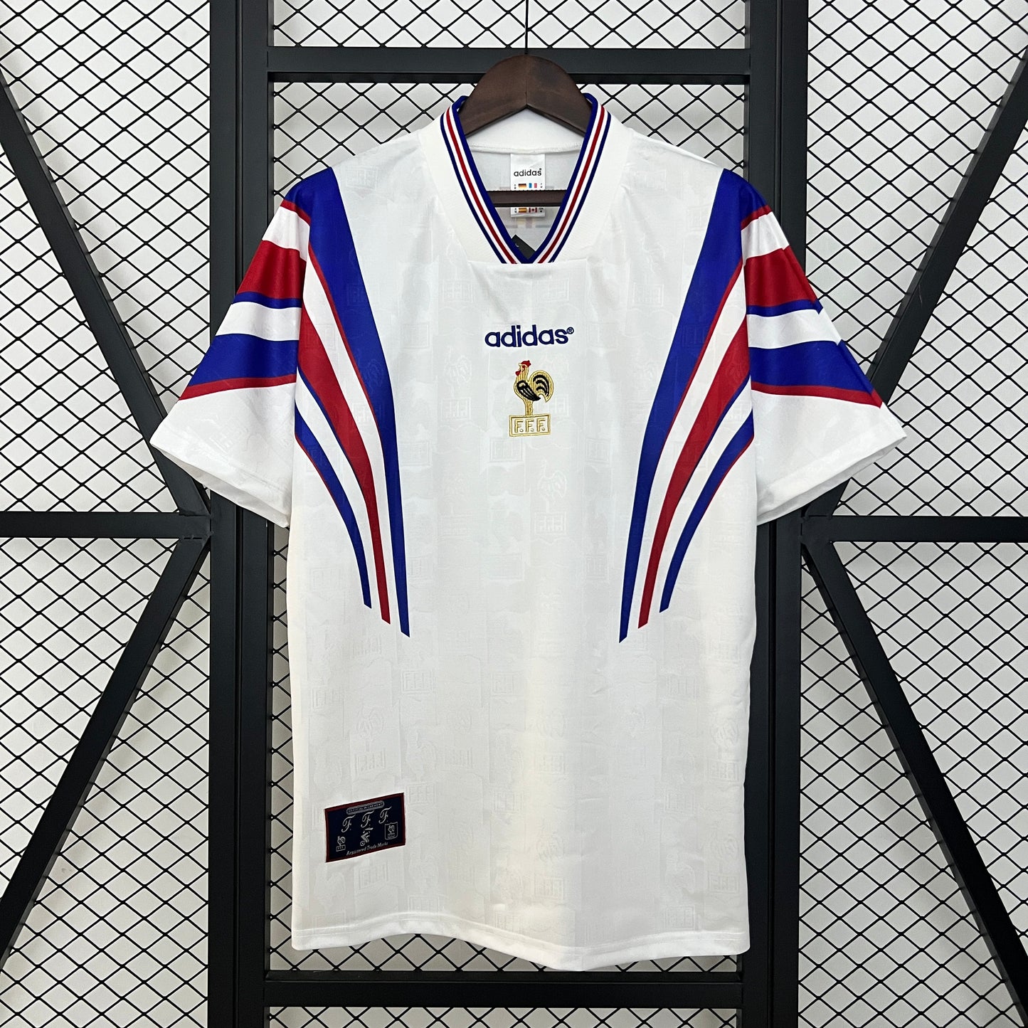 CAMISETA SEGUNDA EQUIPACIÓN FRANCIA 1996