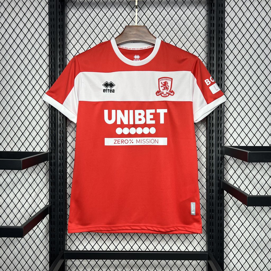 CAMISETA PRIMERA EQUIPACIÓN MIDDLESBROUGH 24/25 VERSIÓN FAN