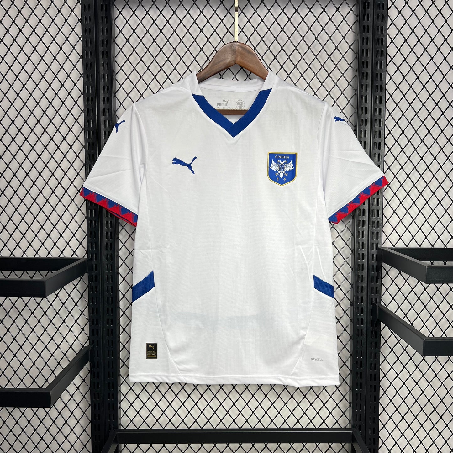 CAMISETA SEGUNDA EQUIPACIÓN SERBIA 2024 VERSIÓN FAN