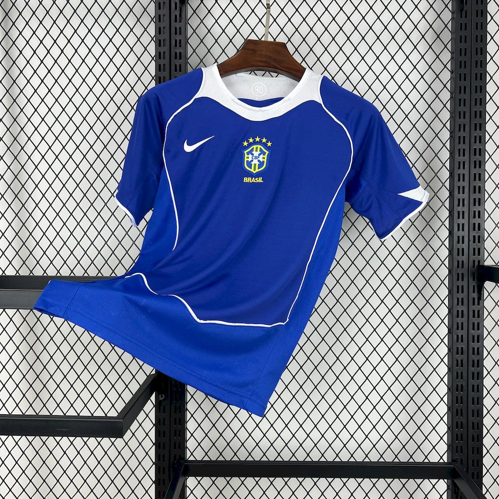 CAMISETA SEGUNDA EQUIPACIÓN BRASIL 2004