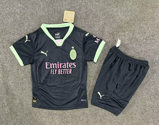 CAMISETA TERCERA EQUIPACIÓN AC MILAN 24/25 VERSIÓN INFANTIL