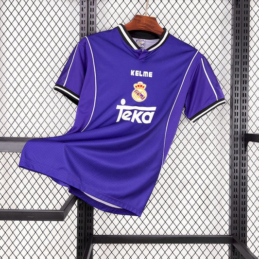 CAMISETA SEGUNDA EQUIPACIÓN REAL MADRID 1997/98