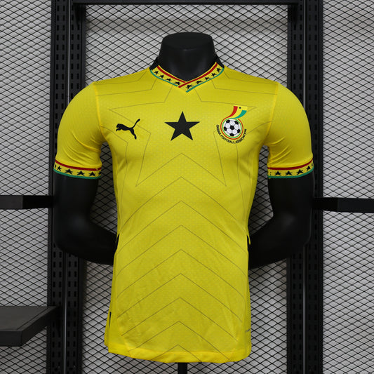 CAMISETA SEGUNDA EQUIPACIÓN GHANA 2024 VERSIÓN JUGADOR