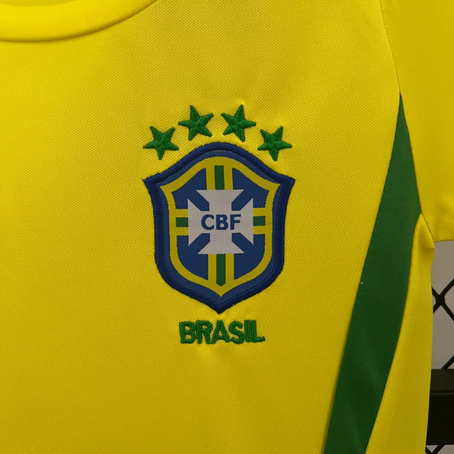 CAMISETA PRIMERA EQUIPACIÓN BRASIL 2002 INFANTIL